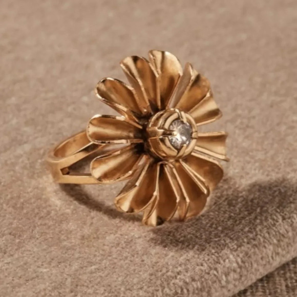Anthropologie Jewelry - Anthropologie BHLDN Elizabeth Cole Daisy Ring